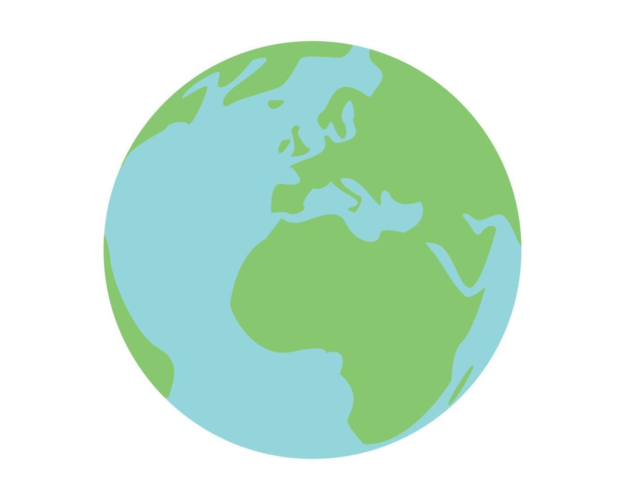 Planet earth vector illustration