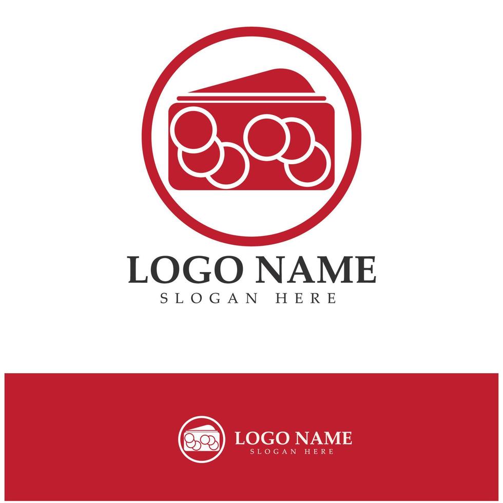 e-wallet logo design icon vector