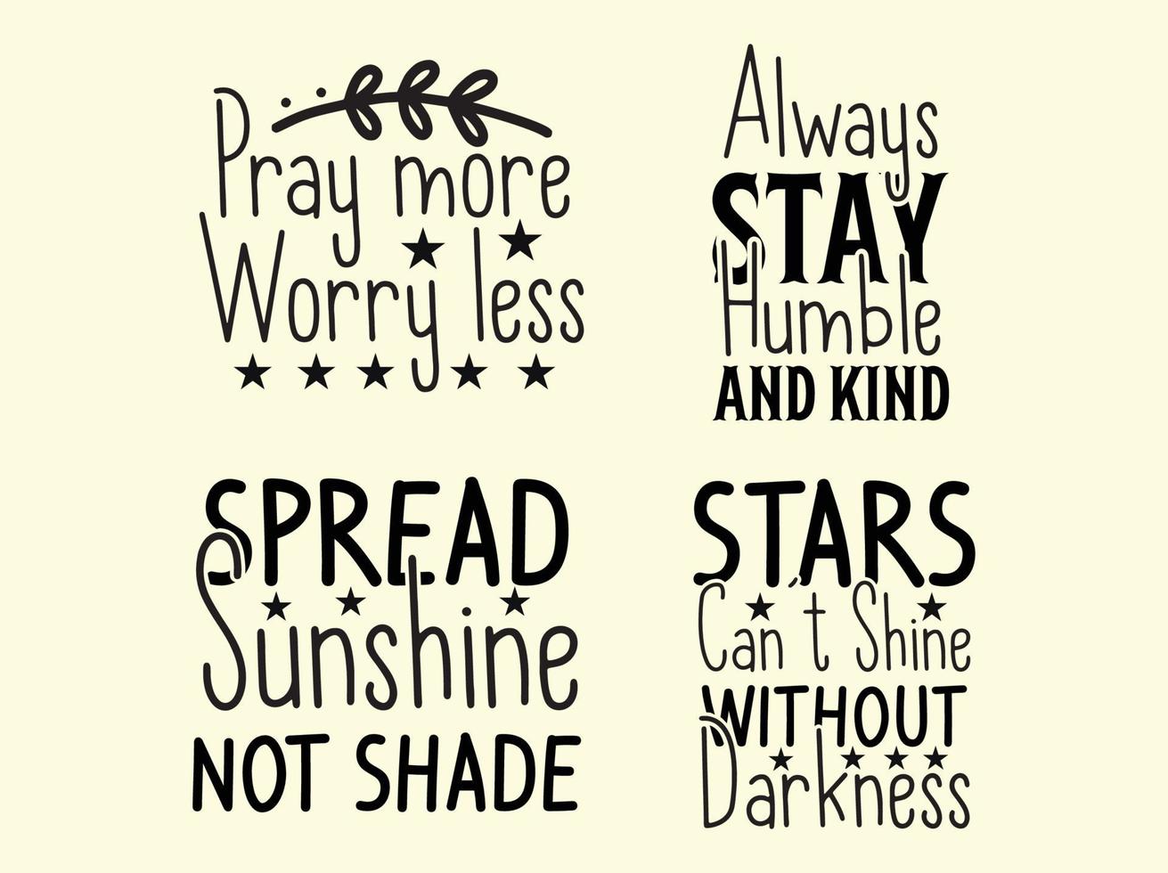 Motivational t-shirt design bundle vector