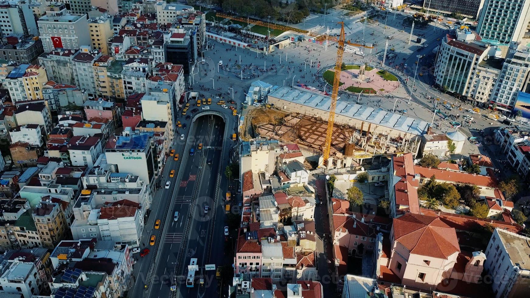 Cityscape Istanbul, Turkey. Photo from the bird's-eye view