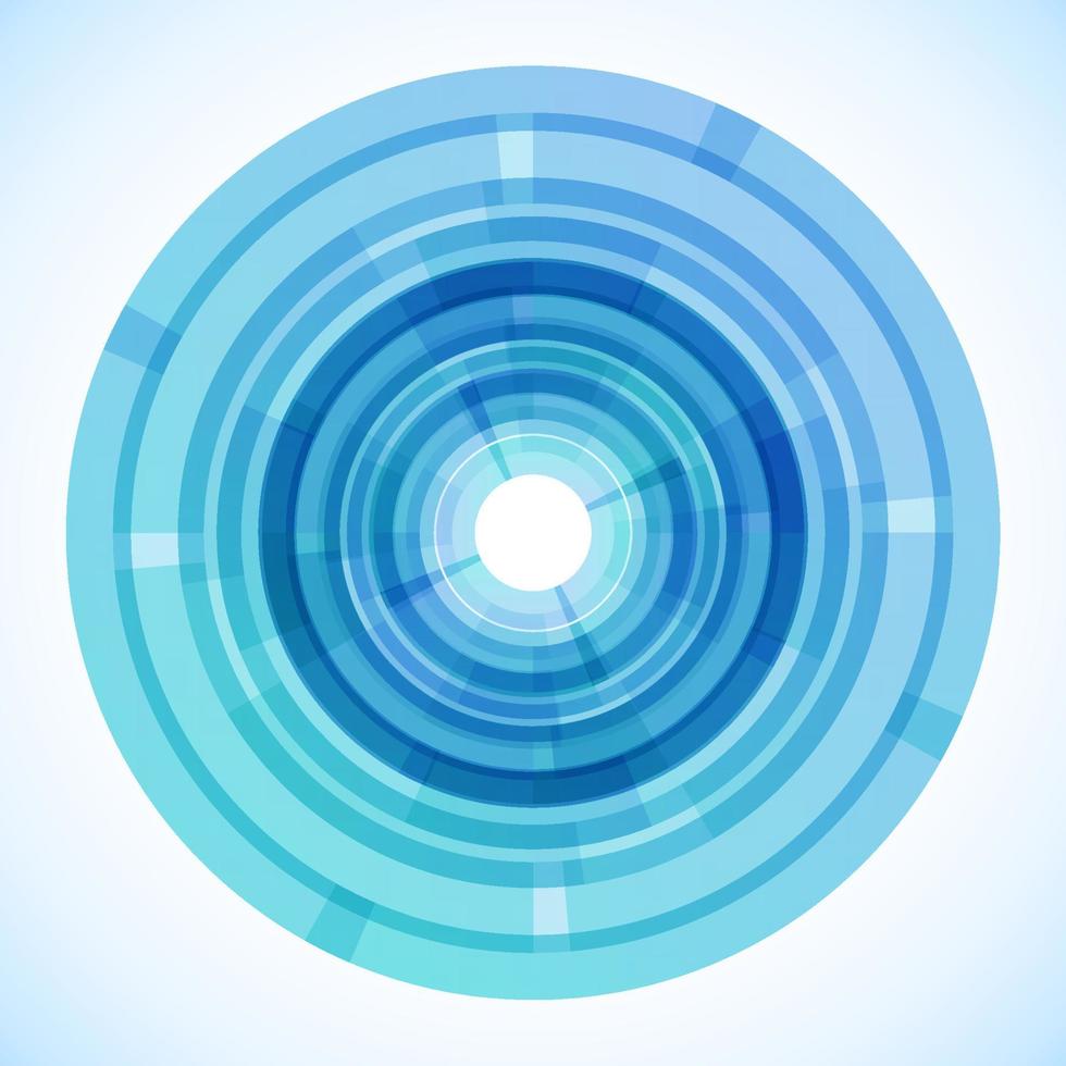 Geometric frame from circles, vector abstract background, wallpaper