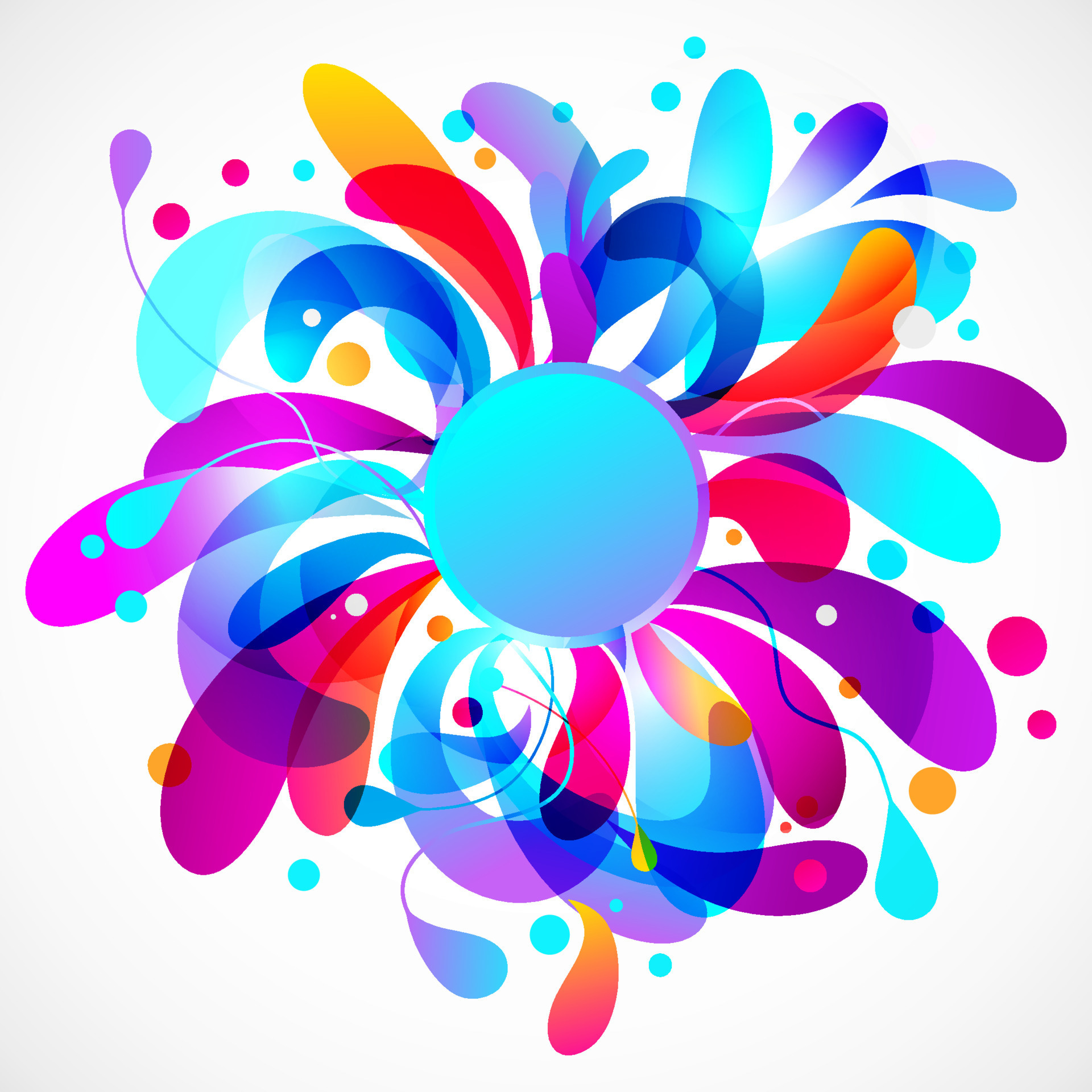 Vector abstract background with floral elements 11754320 Vector Art at