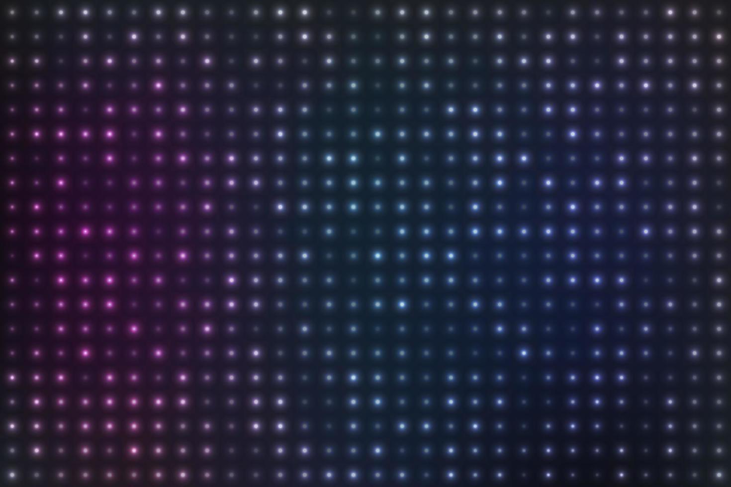 Vector abstract background of colorful glowing dots. Pattern of simple geometric shapes, wallpaper