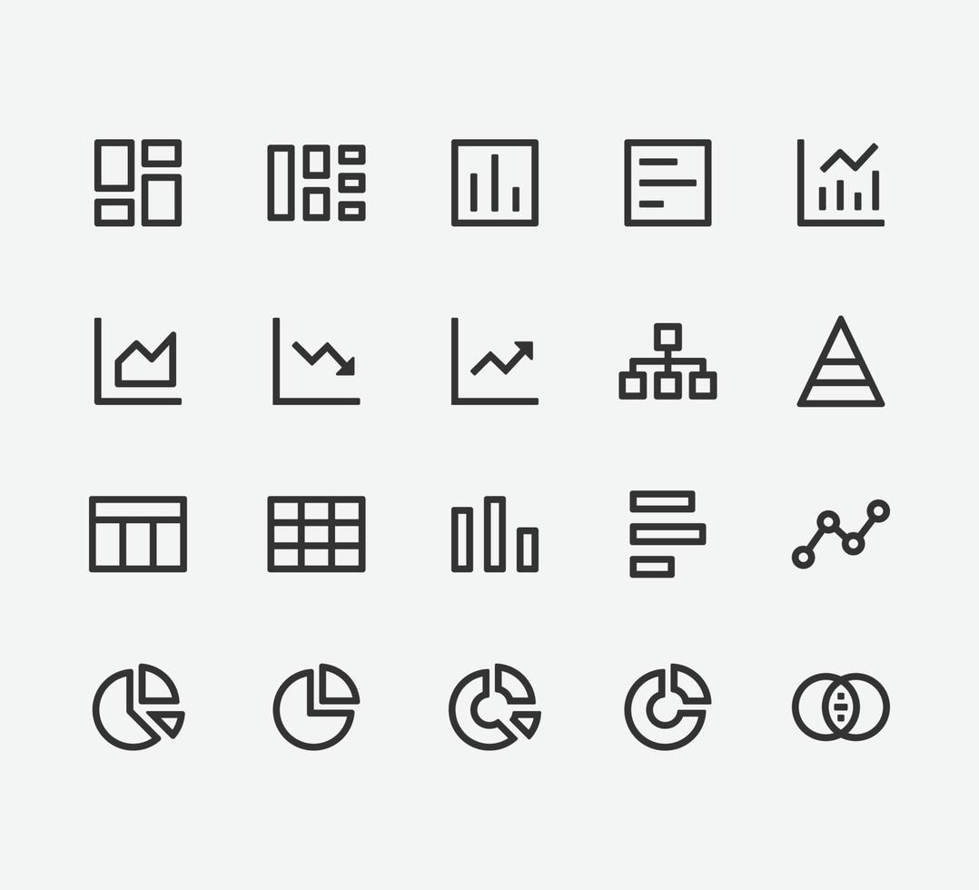 Diagram and chart icon. Business diagrams icon symbol. Diagram and chart vector illustration on isolated background.