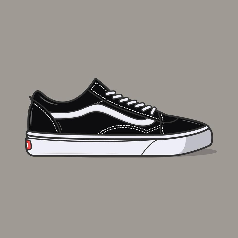 popular old school shoes 11754626 Vector Art at Vecteezy