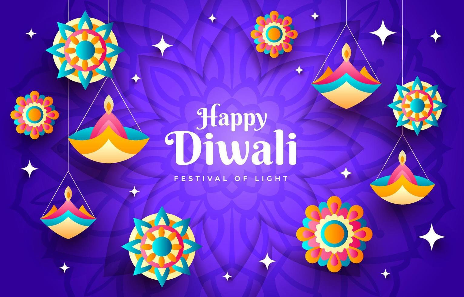 Happy Diwali Concept vector