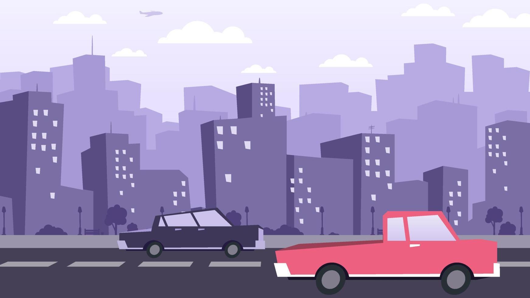 Illustration of cartoon city, road and cars 11754882 Vector Art at Vecteezy Illustration of cartoon city, road and cars 11754882 Vector Art at Vecteezy