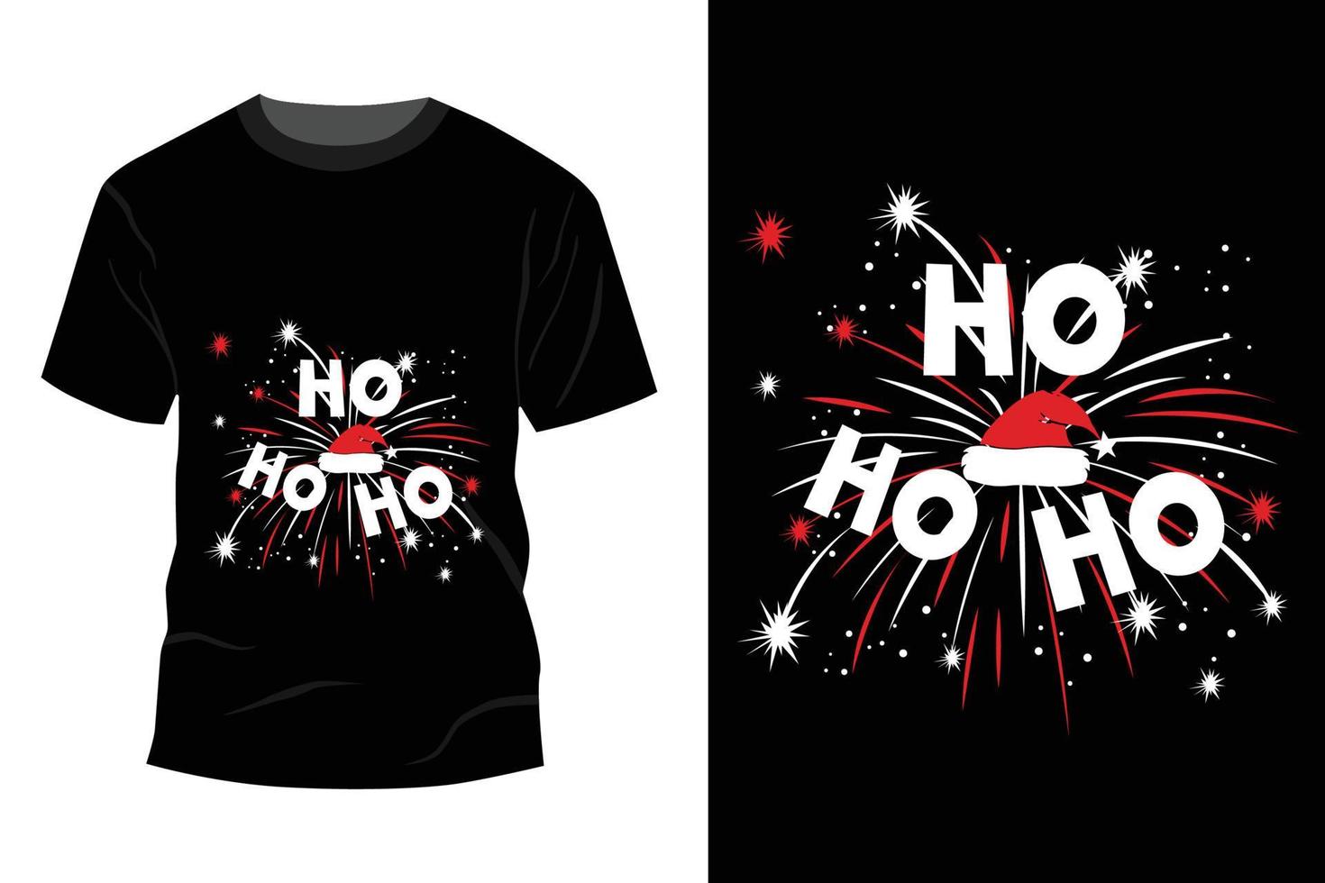 Christmas T-shirt Design vector