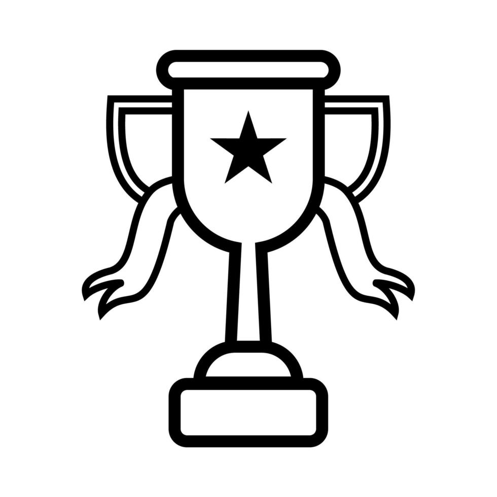 Illustration Vector Graphic of Award, champion, cup Icon