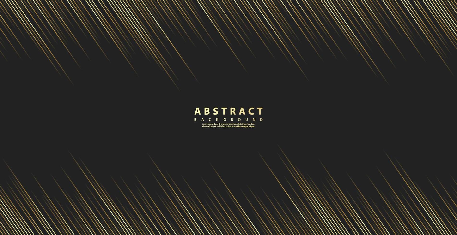 Abstract pattern golden line. Design stripe gold on black background. Modern luxury concept. Vector illustration