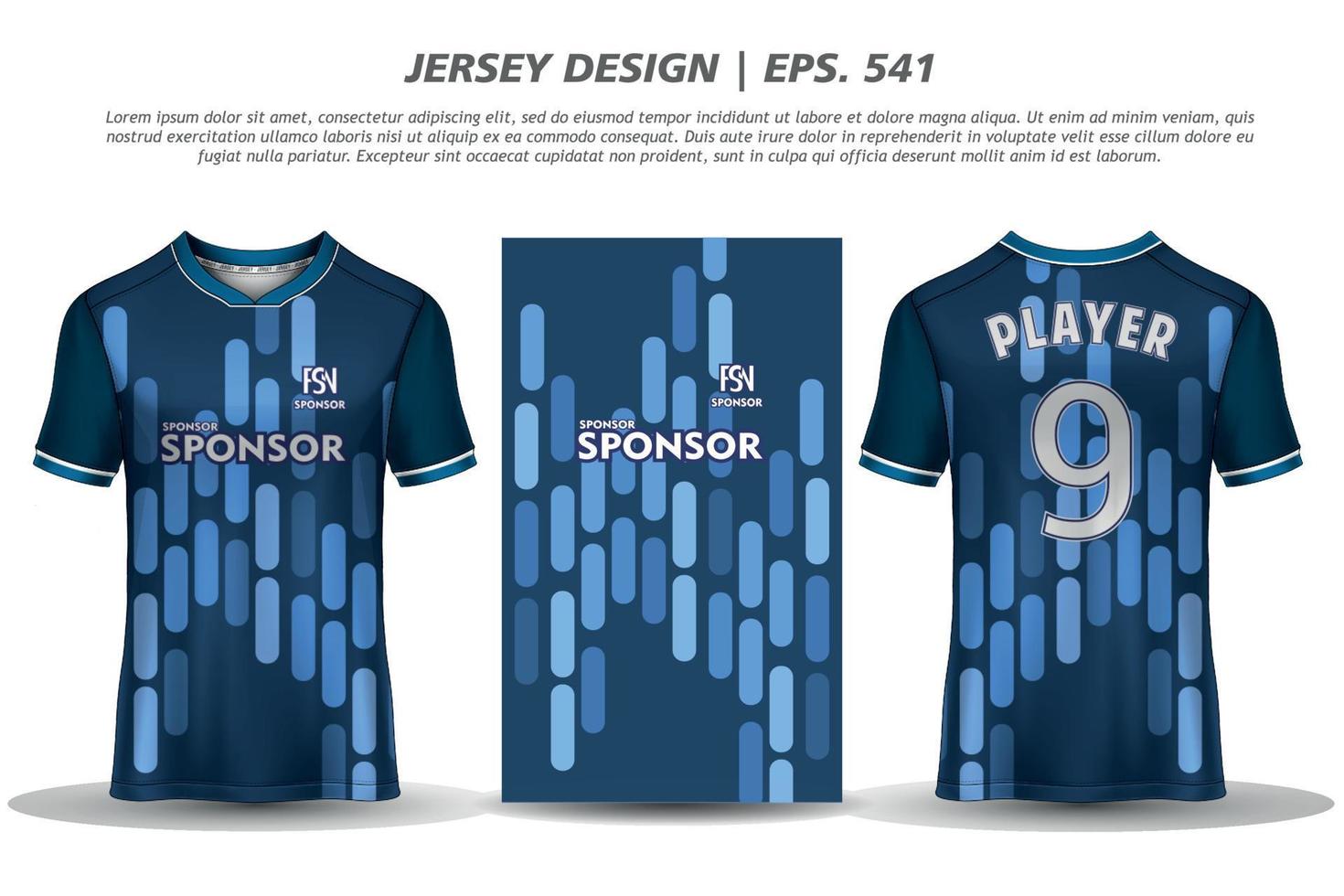 diseño de jersey camiseta de sublimación patrón geométrico premium increíble colección de vectores para fútbol fútbol carreras ciclismo juegos motocross deportes