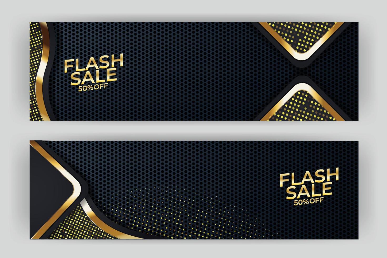 Luxury dark navy background with golden lines and abstract shape. Vector graphic illustration