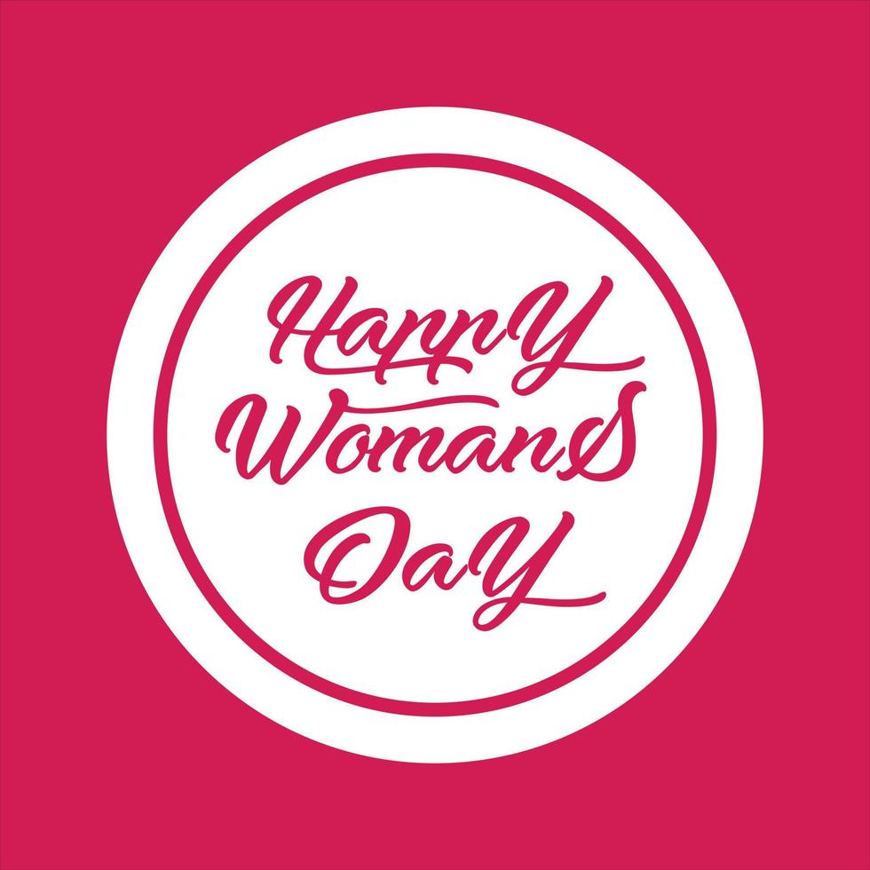 women day illustration modern design typo vector