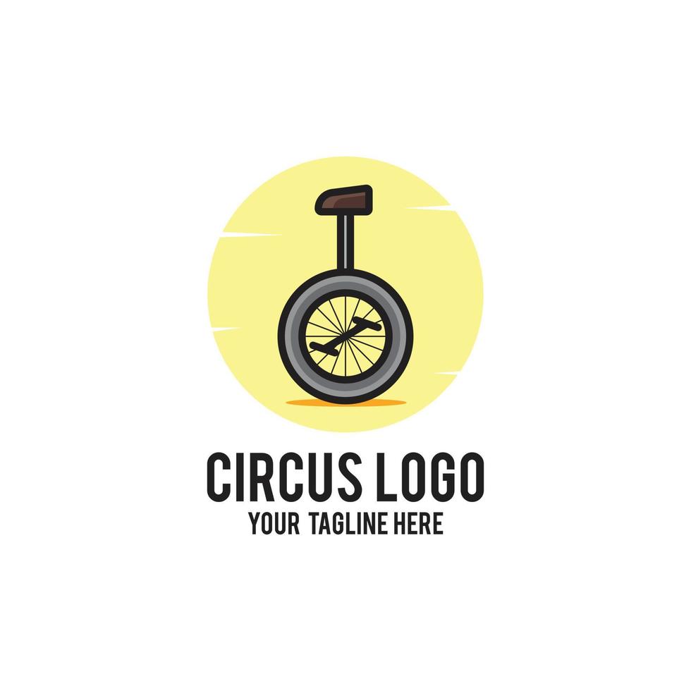 circus logo design modern concept vector