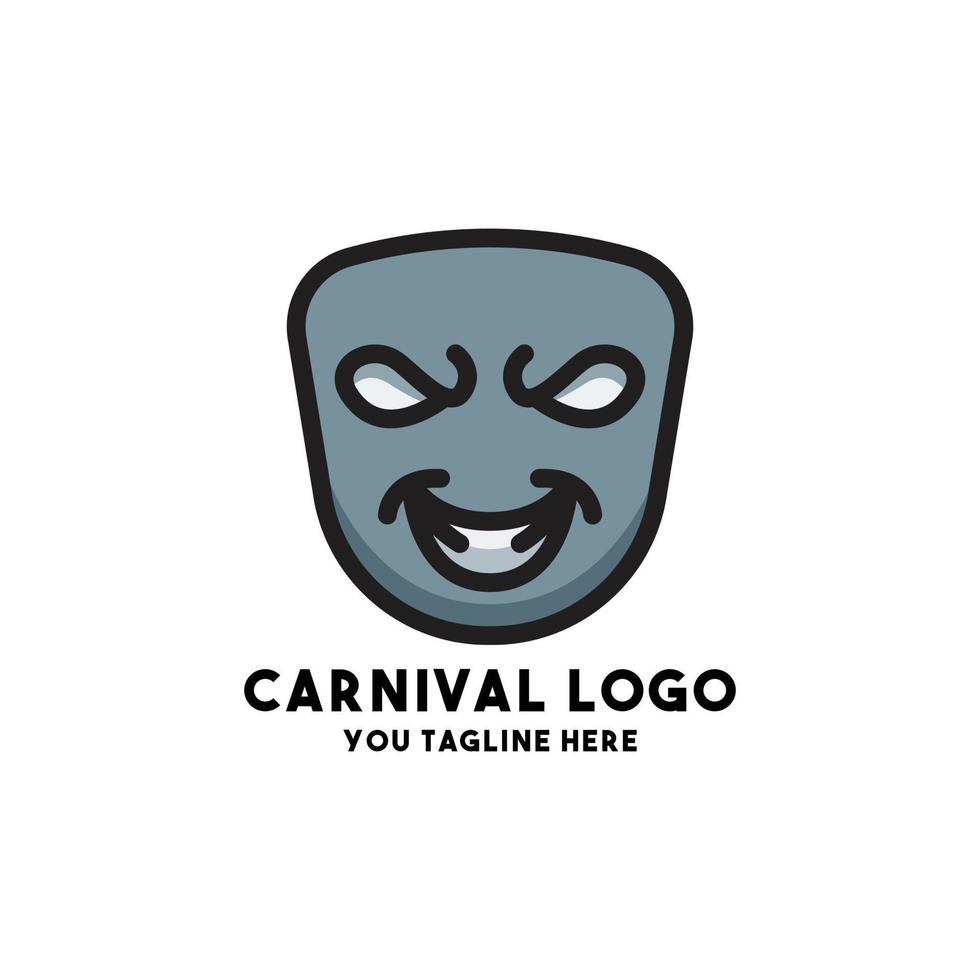 carnival logo concept design modern vector