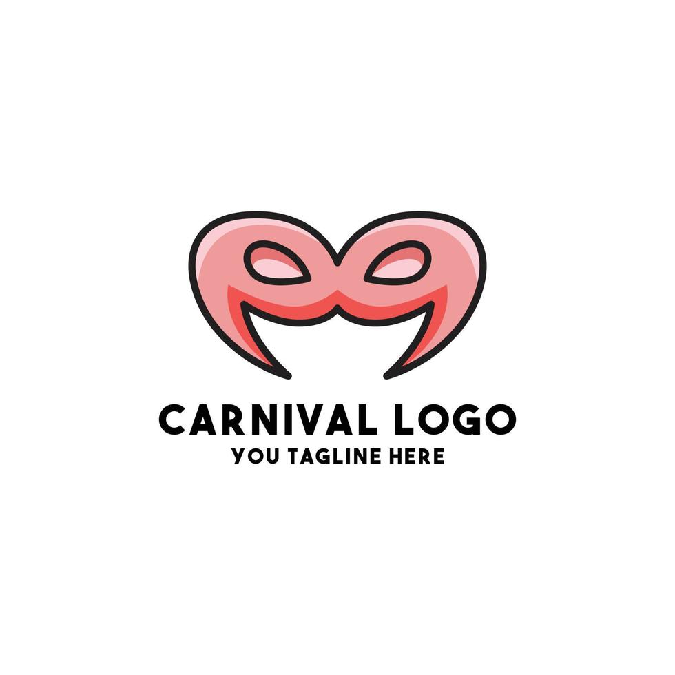 carnival logo concept design modern vector