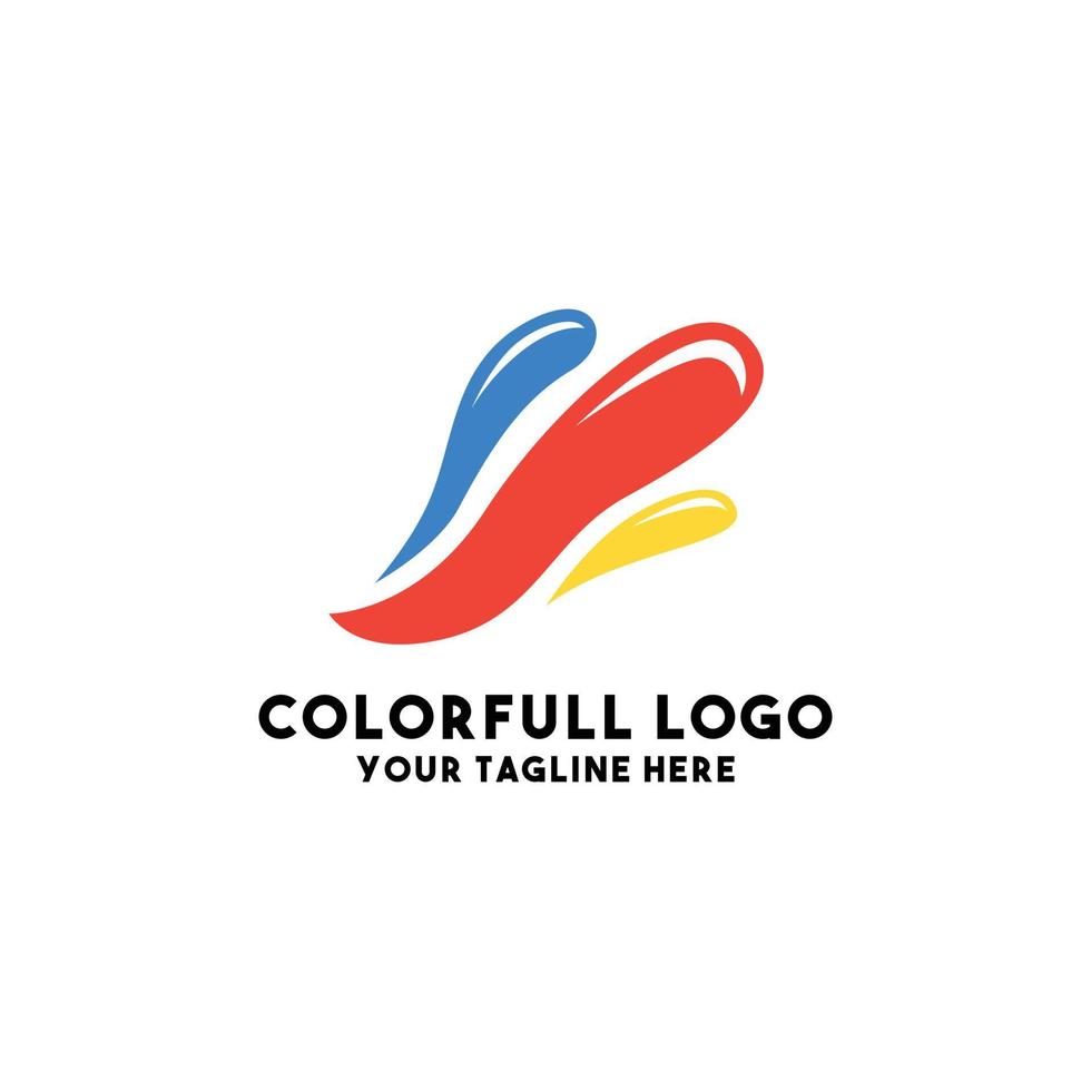 diseño de logotipo corporativo moderno vector