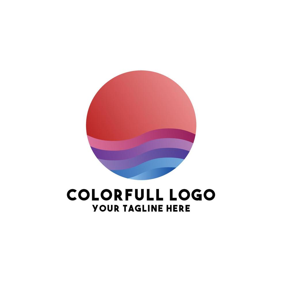 diseño de logotipo corporativo moderno vector