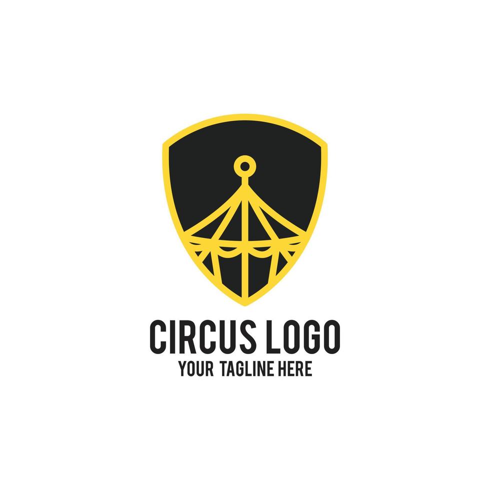 circus logo design modern concept vector