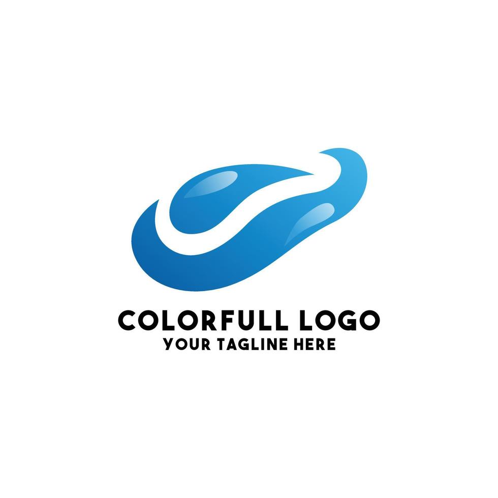 diseño de logotipo corporativo moderno vector