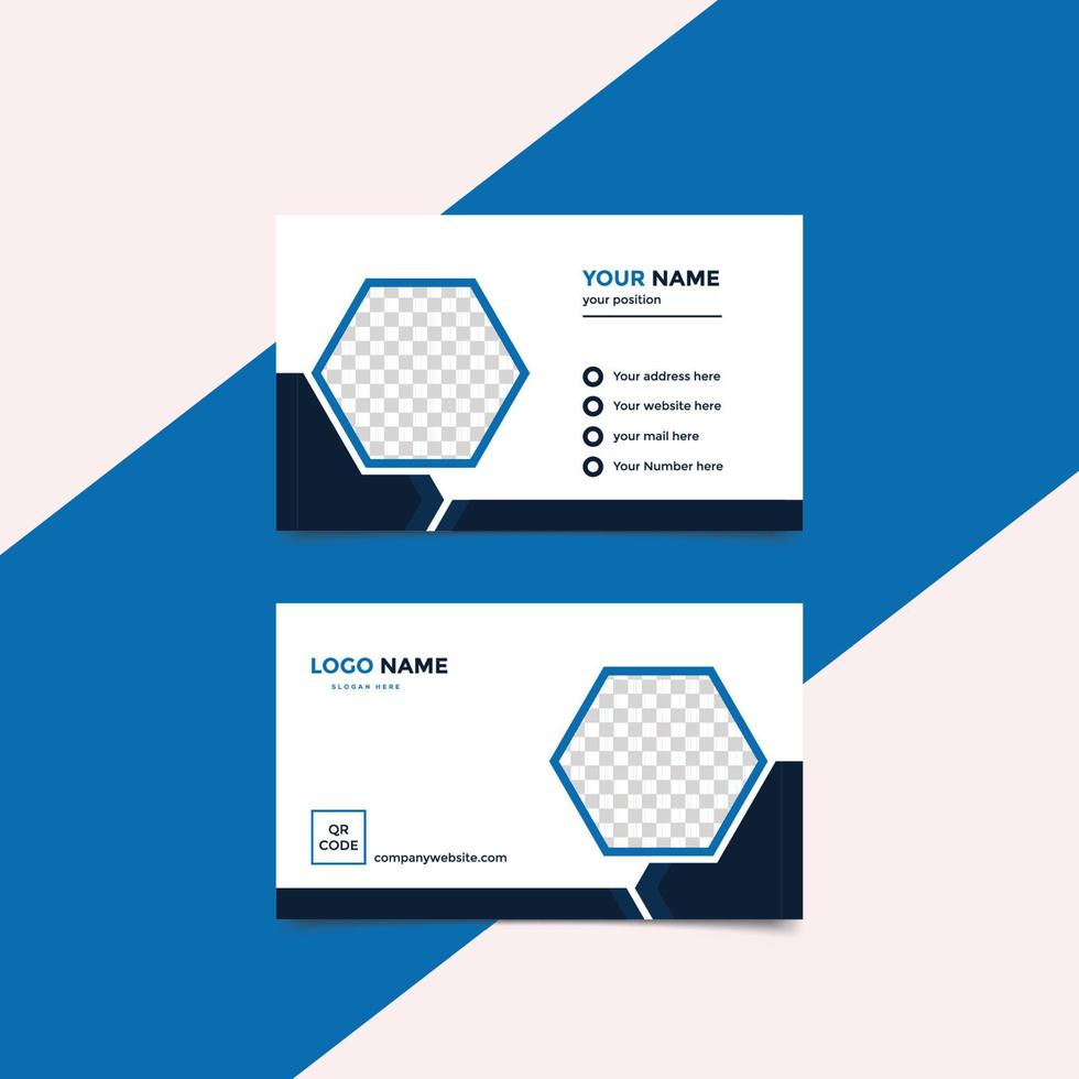 Business card modern creative and clean design template, vector illustration design.eps