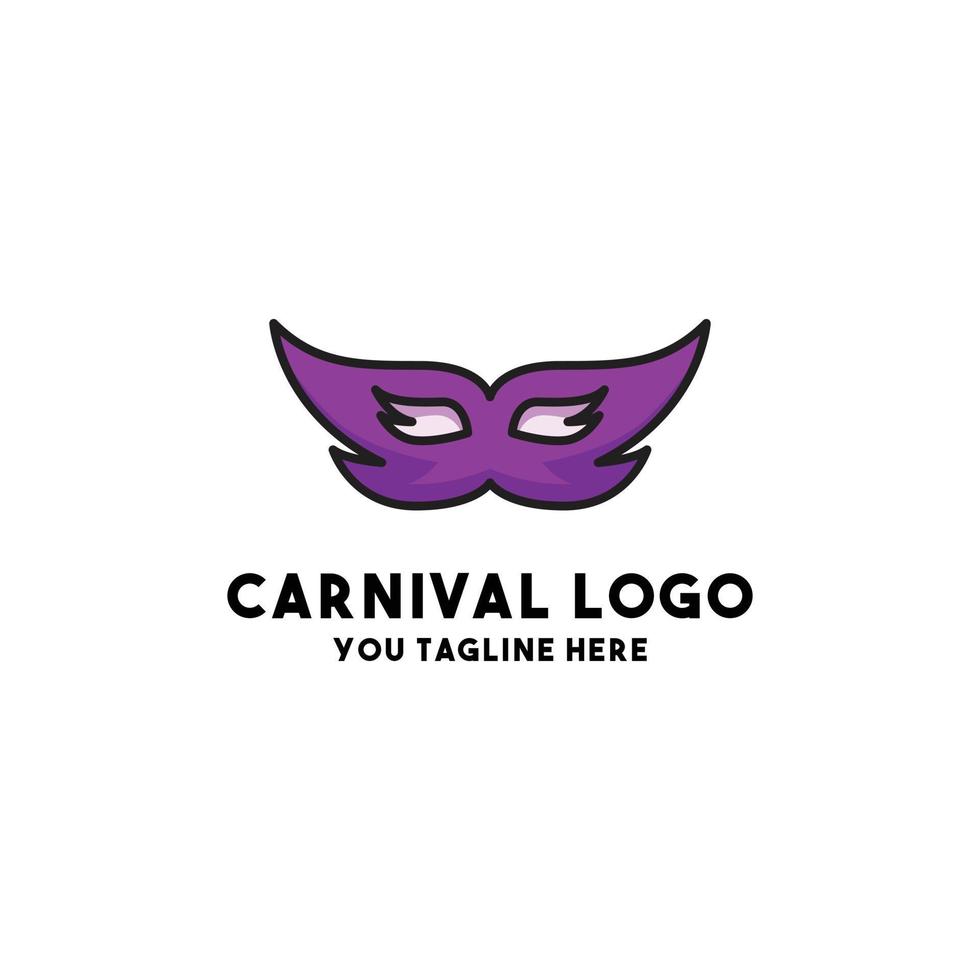 carnival logo concept design modern vector