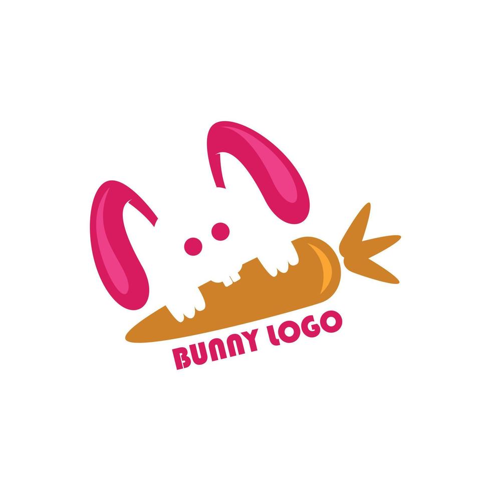 bunny logo modern concept logo design vector