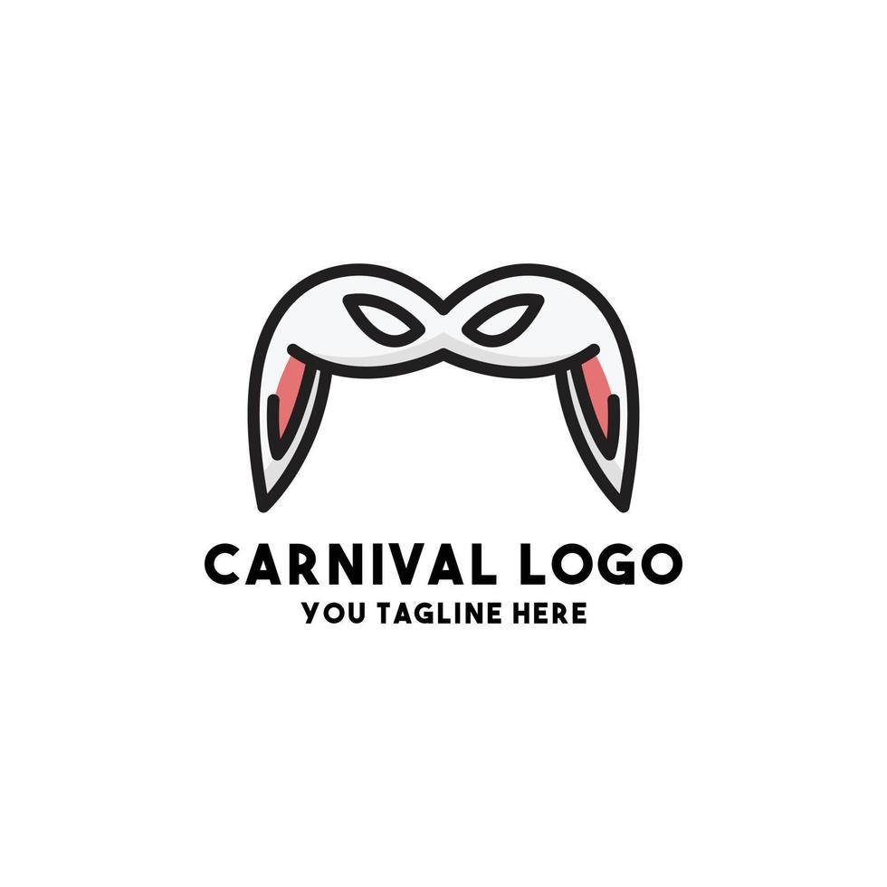carnival logo concept design modern vector