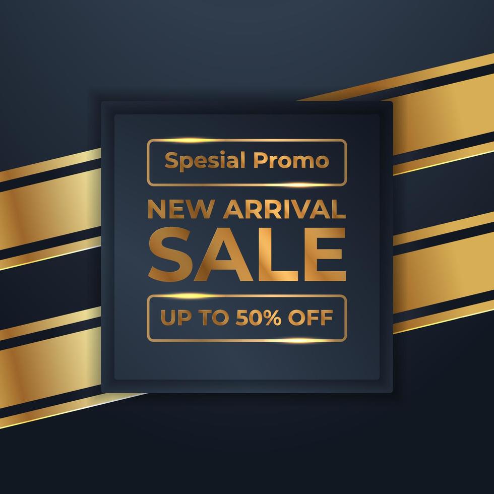 Modern Mega sale banner composition with flat discount background template abstract vector