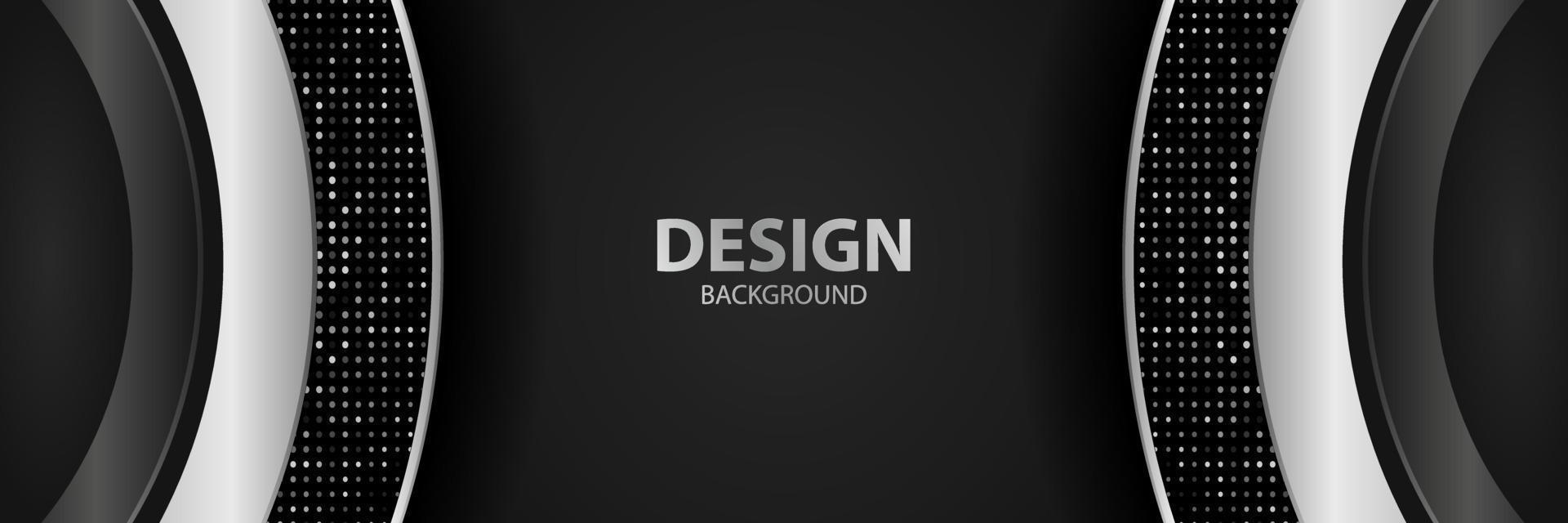 Luxury dark navy background with golden lines and abstract shape. Vector graphic illustration