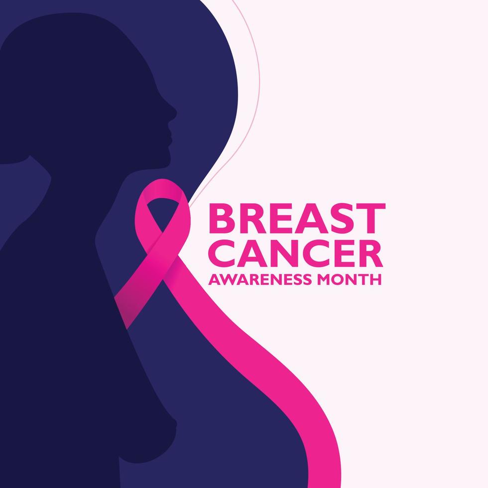 Breast Cancer Awareness Month Banner Template For social media Women