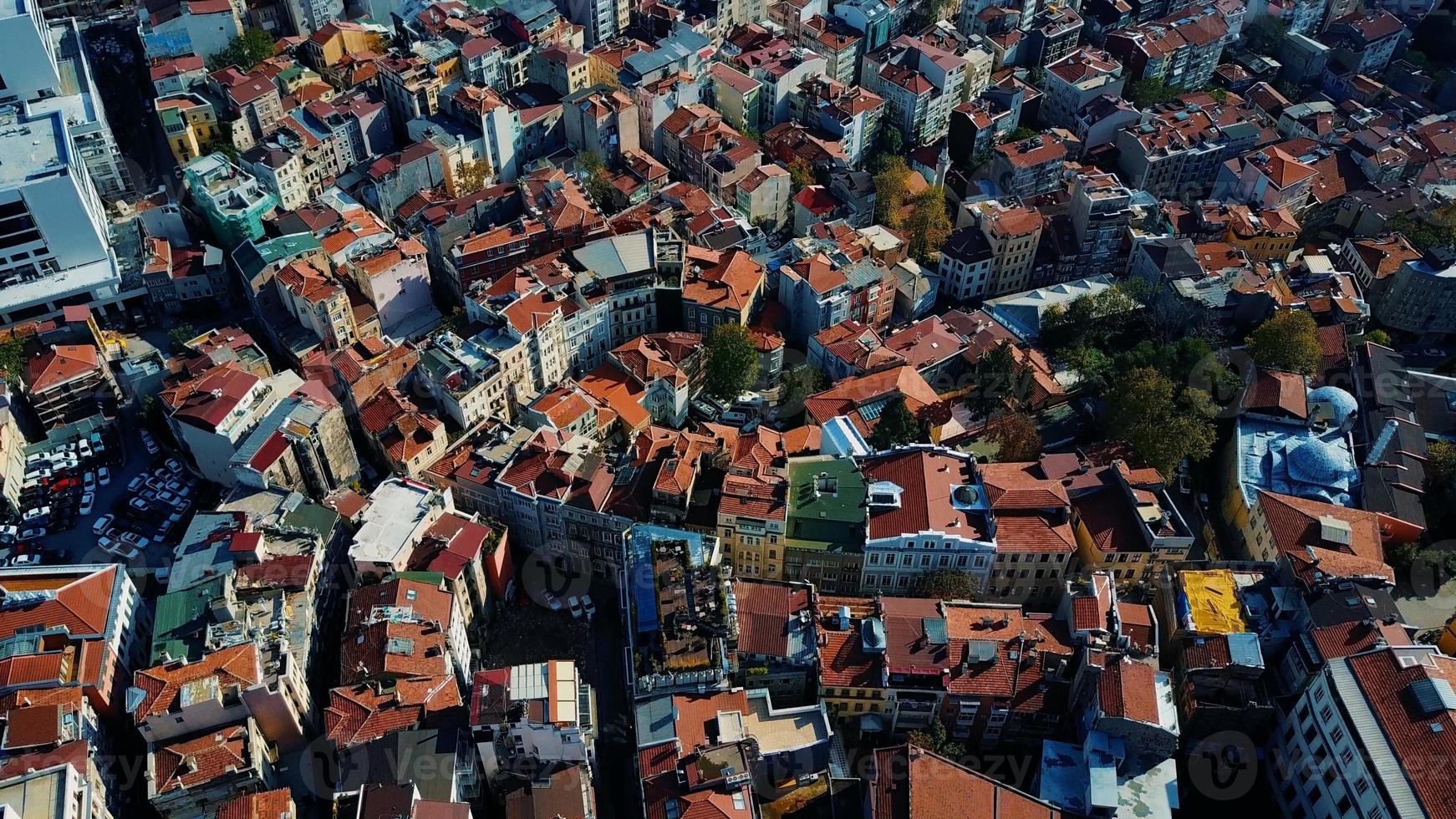 Cityscape Istanbul, Turkey. Photo from the bird's-eye view