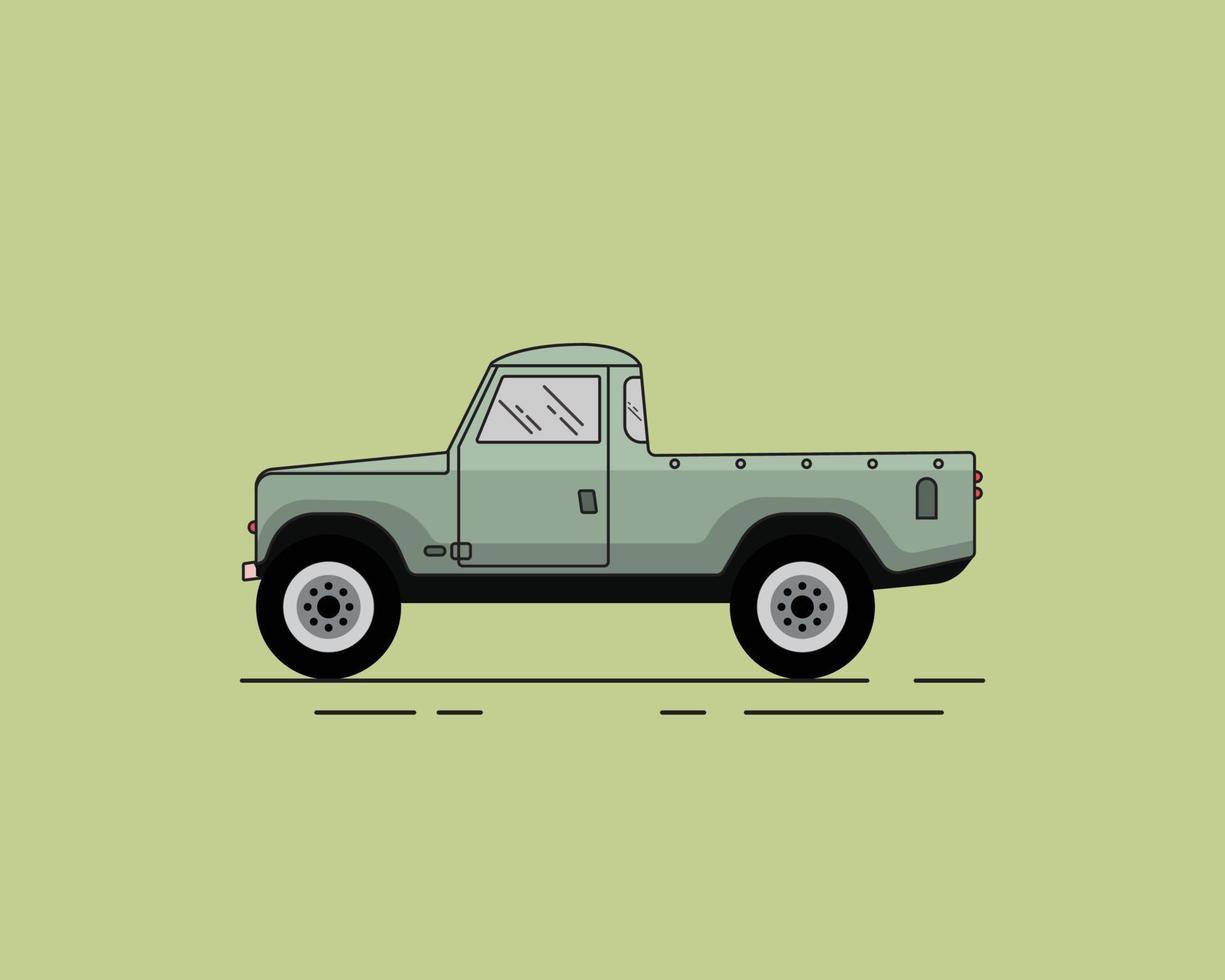 Jeep Off-road Vehicle vector
