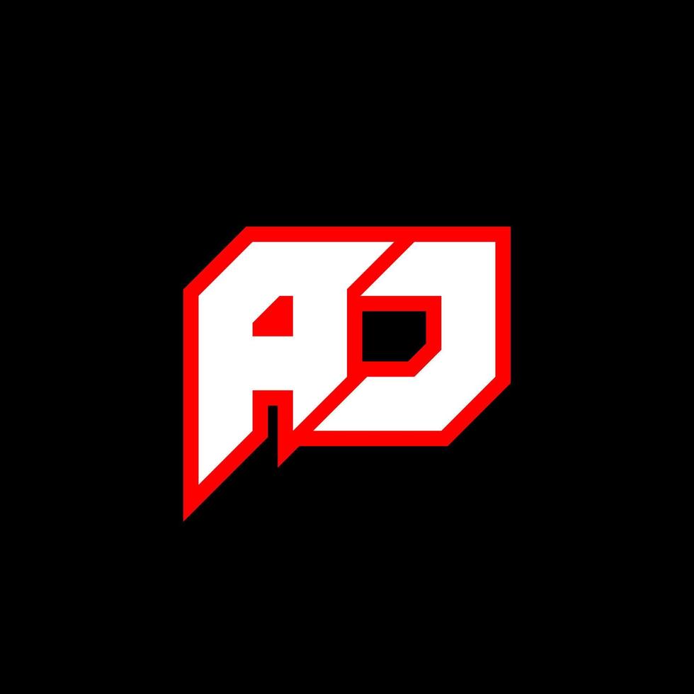 diseño del logotipo de la letra aj sobre fondo negro. concepto de logotipo de letra de iniciales creativas aj. diseño de icono aj. aj diseño de icono de letra blanca y roja sobre fondo negro. aj vector