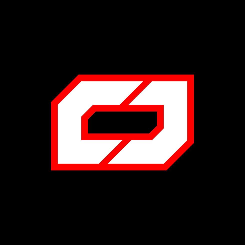 CJ logo design, initial CJ letter design with sci-fi style. CJ logo for game, esport, Technology, Digital, Community or Business. C J sport modern Italic alphabet font. Typography urban style fonts. vector