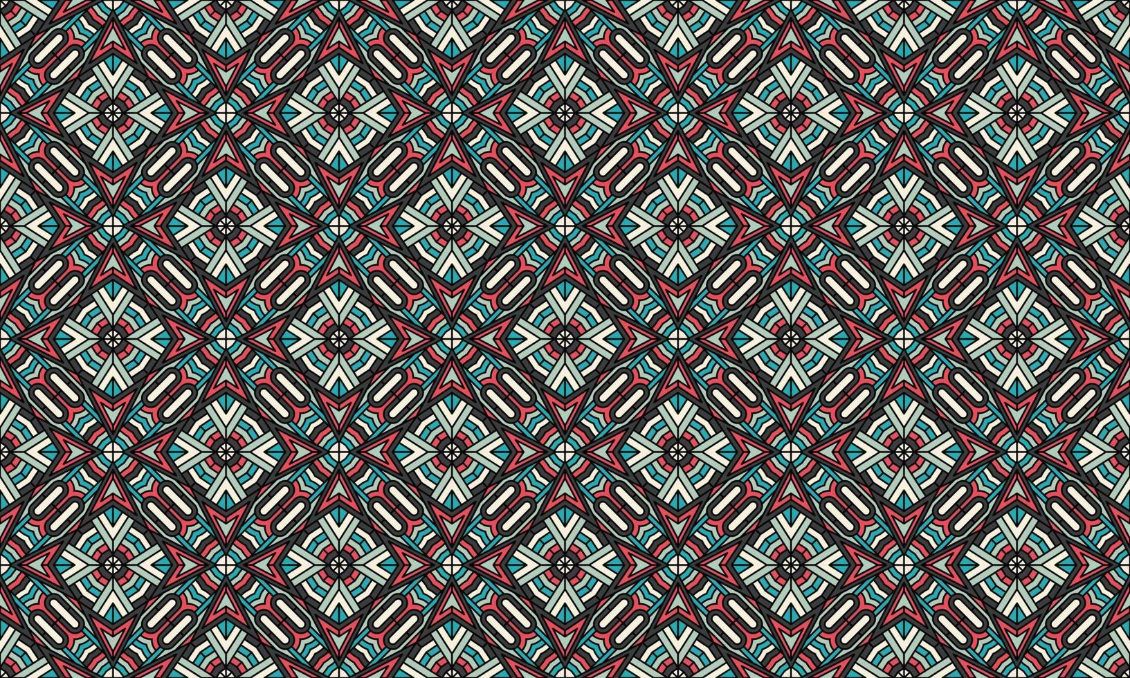 pattern unique traditional ethnic background vector