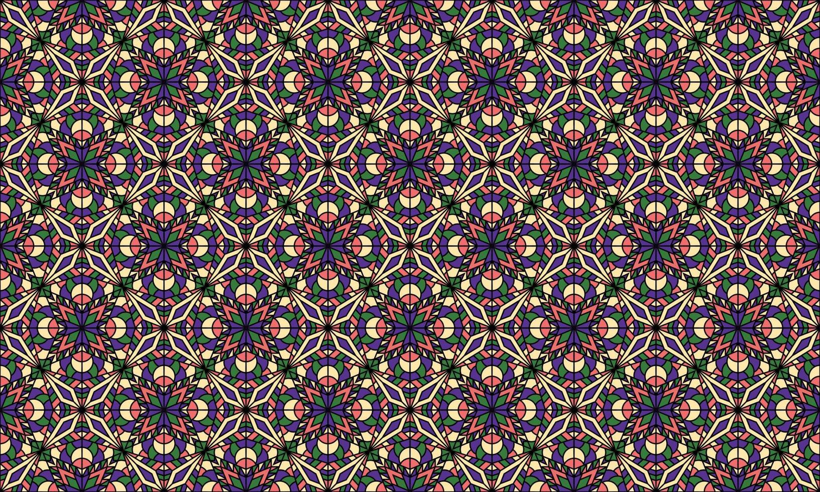 pattern unique traditional ethnic background vector