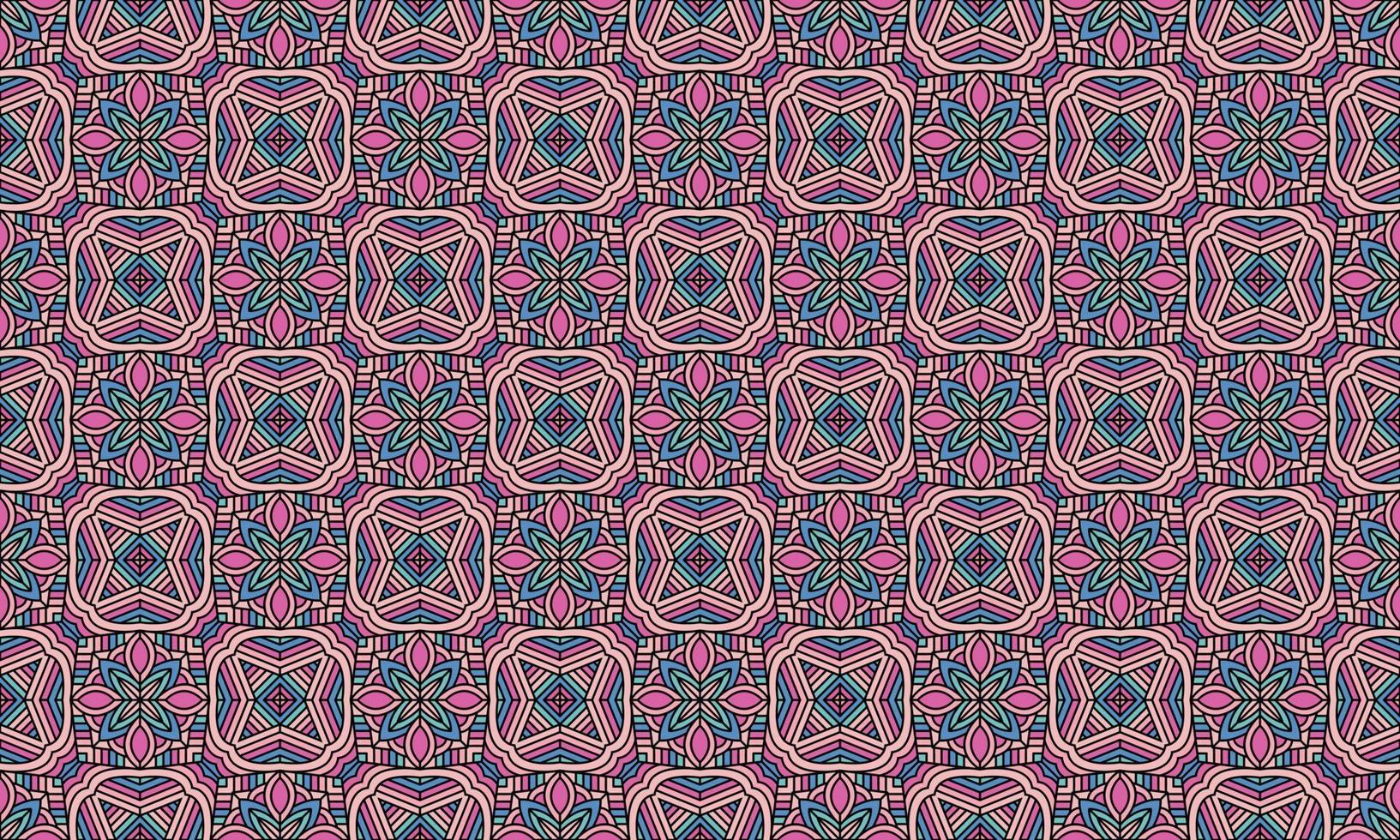 pattern unique traditional ethnic background vector