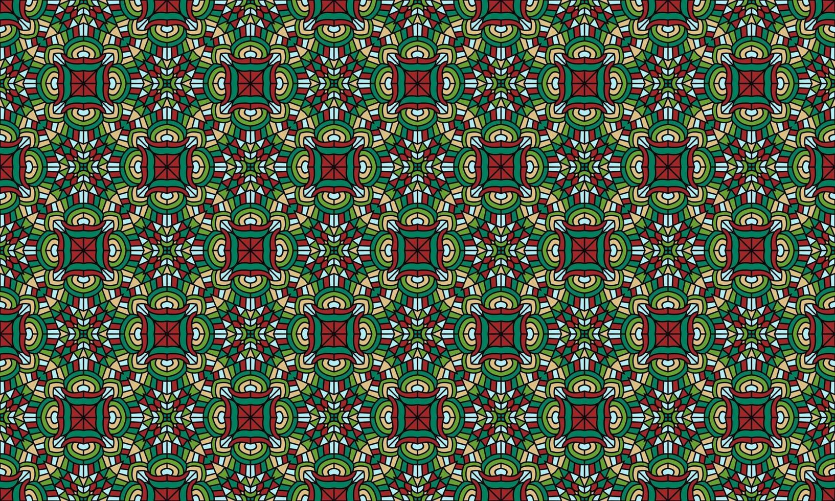 pattern unique traditional ethnic background vector