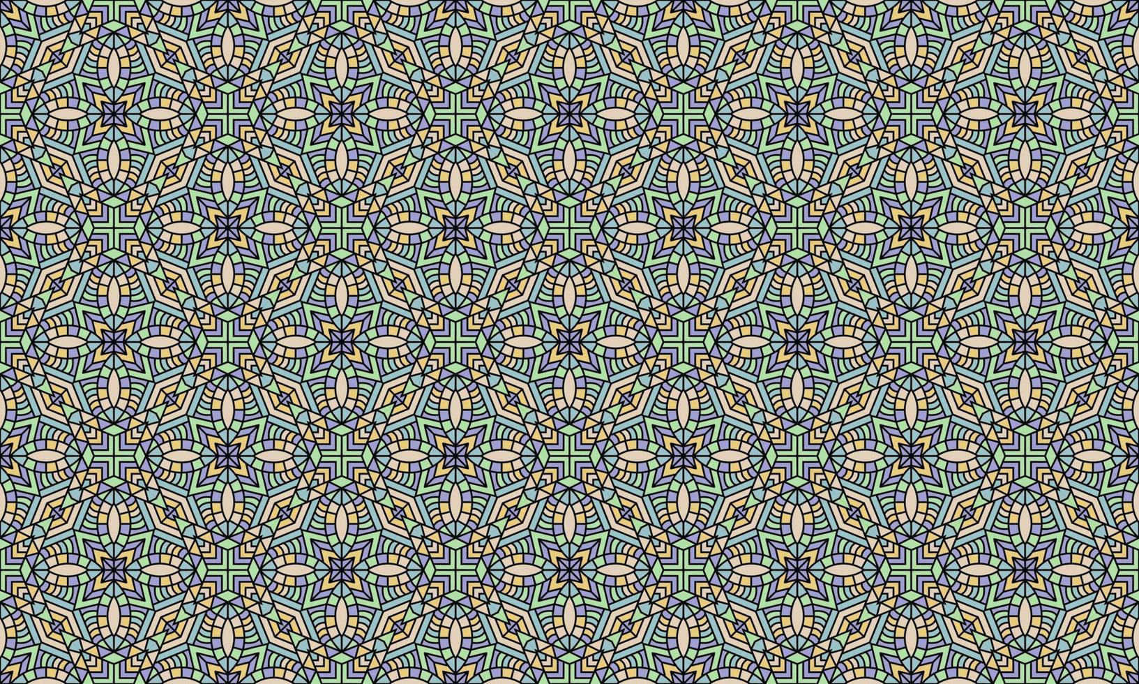 pattern unique traditional ethnic background vector