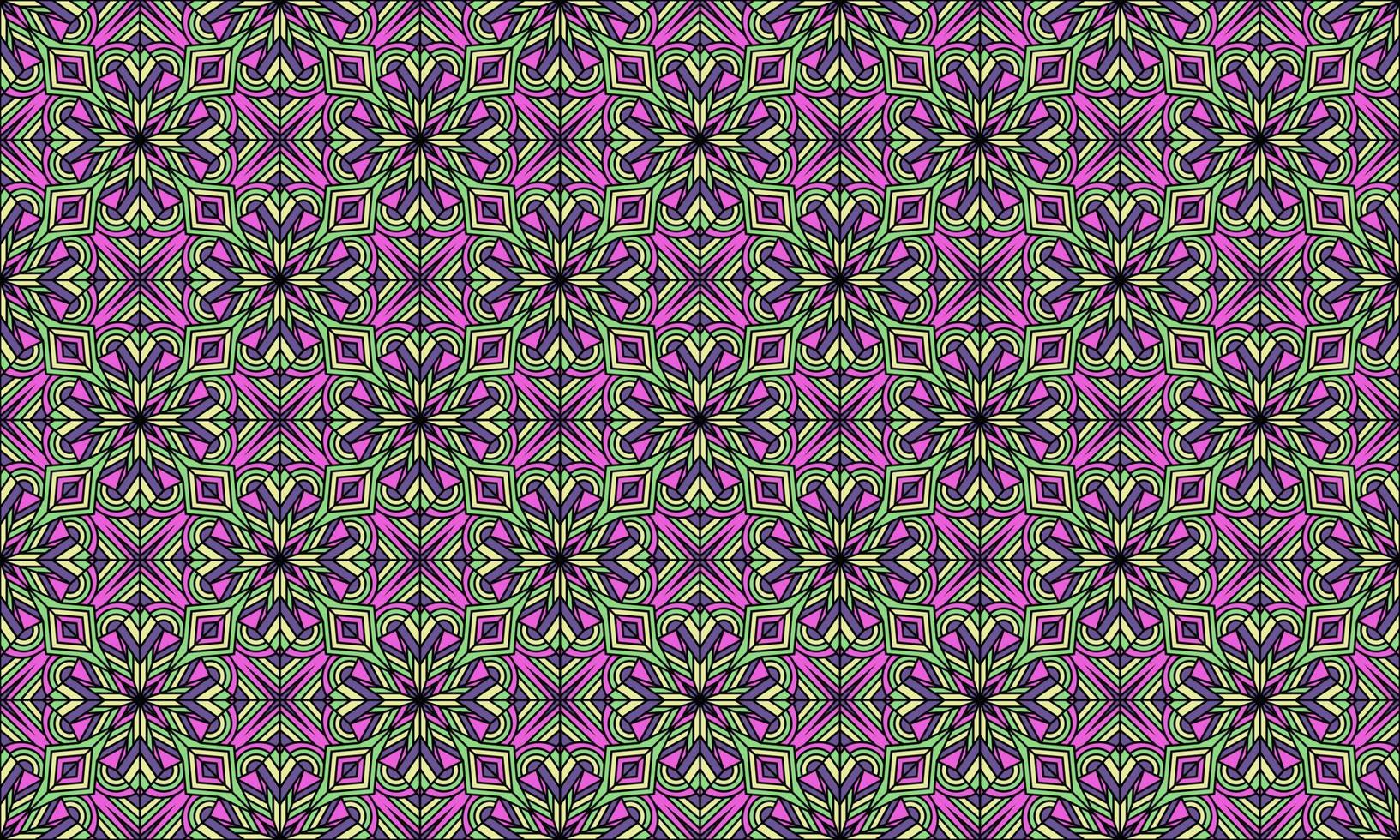 pattern unique traditional ethnic background vector