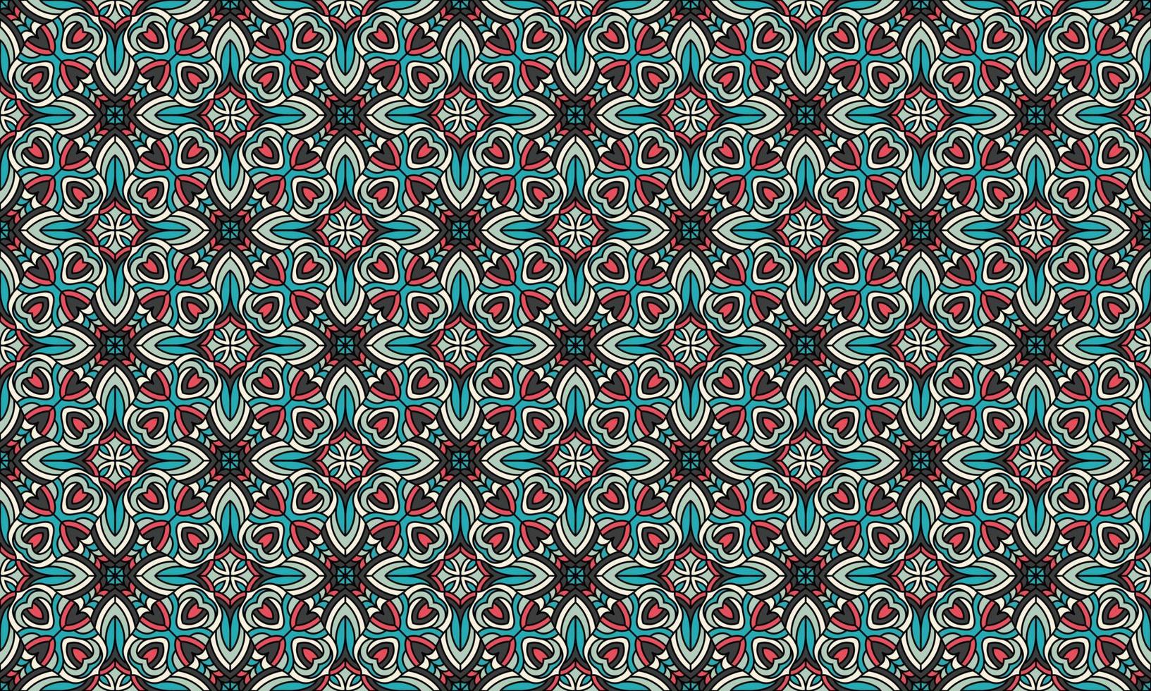 pattern unique traditional ethnic background vector