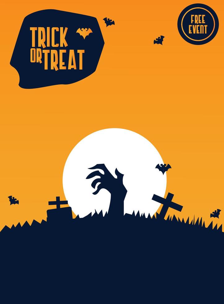 Halloween Poster Design vector