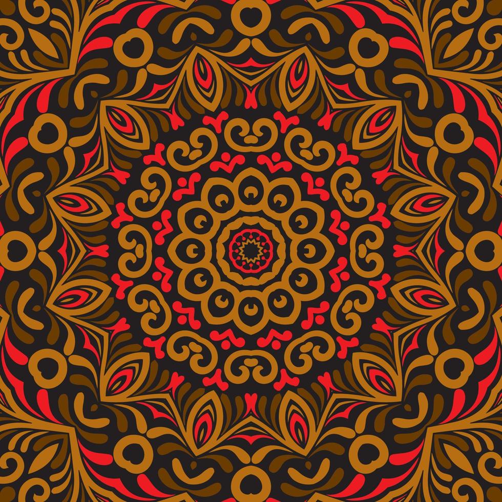 Seamless floral pattern. Ethnic Style Colorful ornamental  decoration for different purposes. vector