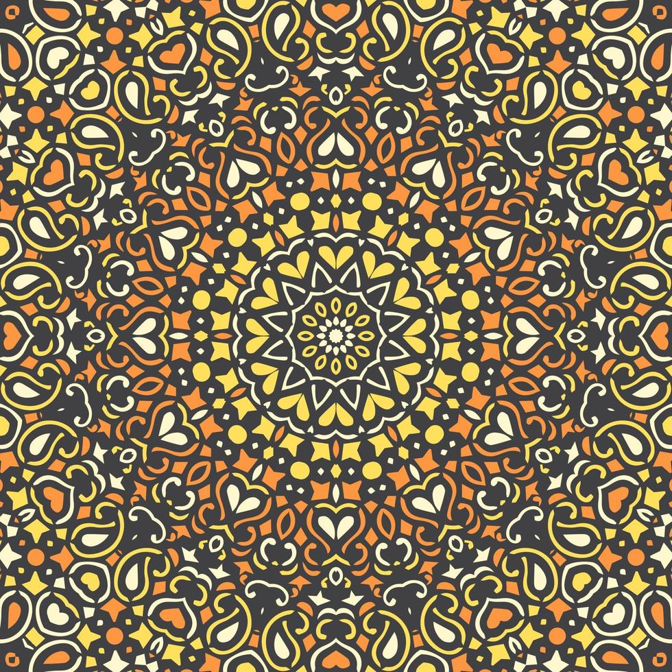 Seamless floral pattern. Ethnic Style Colorful ornamental  decoration for different purposes. vector