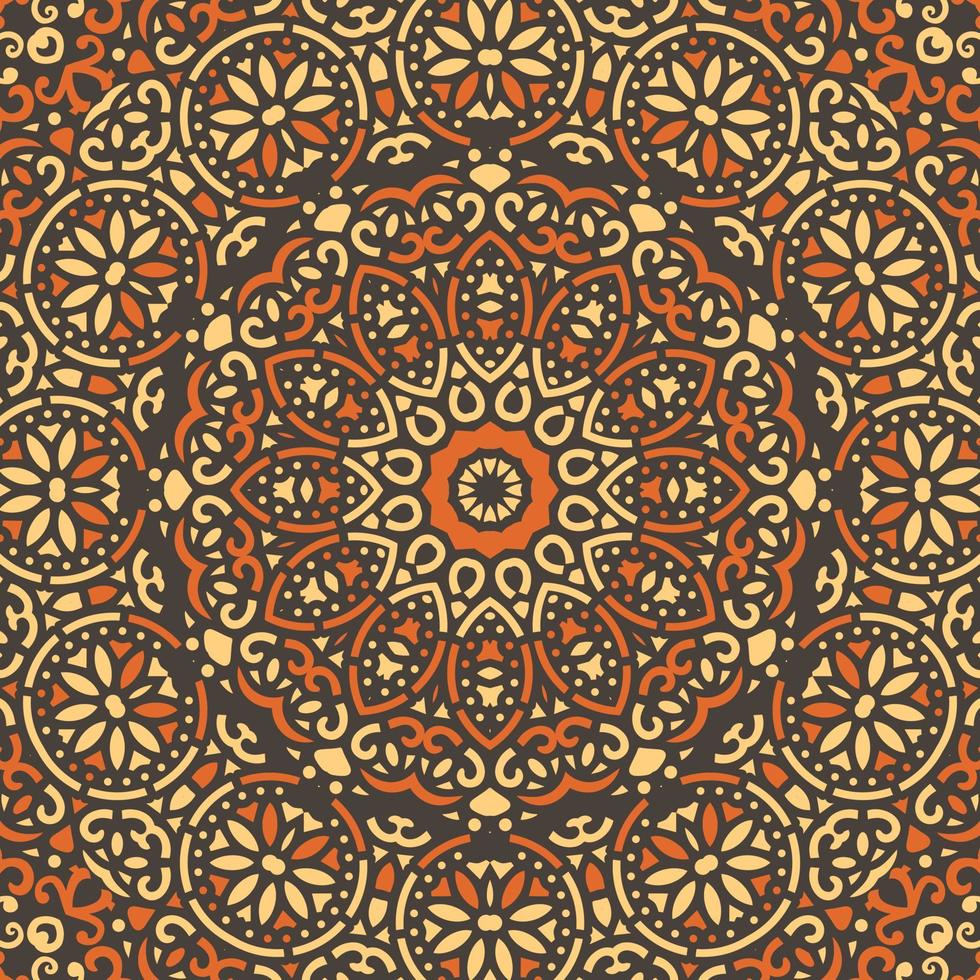 Seamless floral pattern. Ethnic Style Colorful ornamental  decoration for different purposes. vector