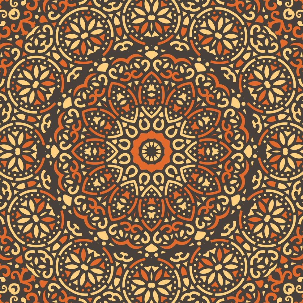 Seamless floral pattern. Ethnic Style Colorful ornamental  decoration for different purposes. vector