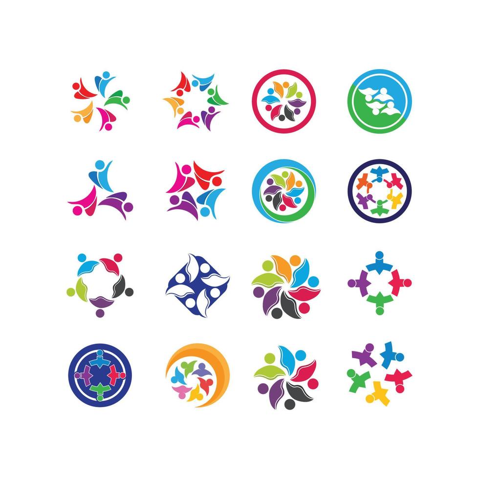 Community logo and symbol vector