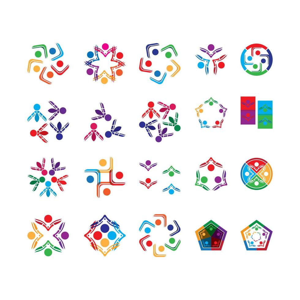 Community logo and symbol vector