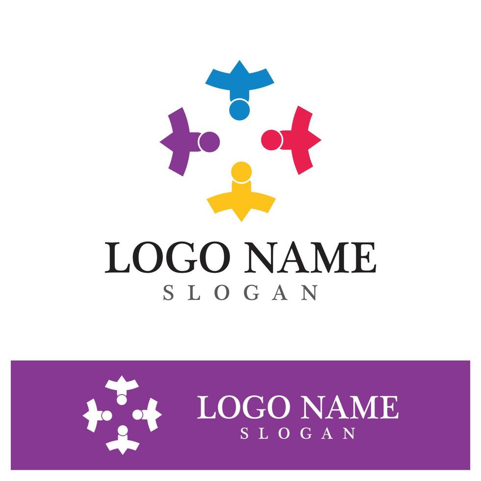 Community logo and symbol vector